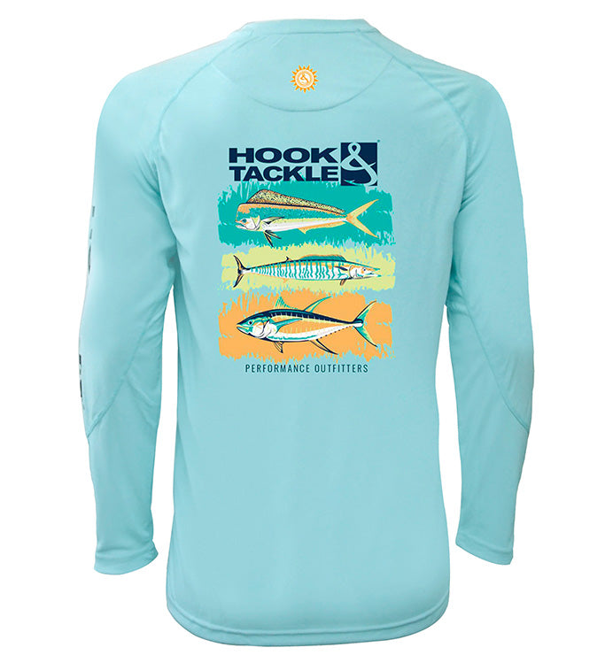 Youth Trio UV Fishing Shirt (8-20) Hook & Tackle